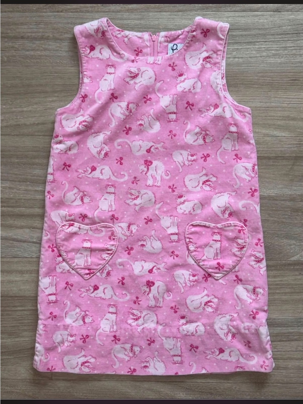 Lilly Pulitzer Vintage Pink Cat Print Shift Dress